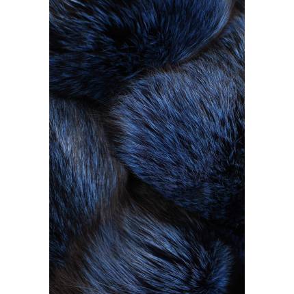 Лисица серебристо-черная отечественная крашеная синяя в наличии в интернет-...